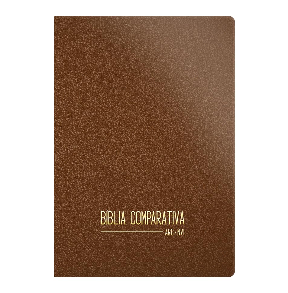 Bíblia Comparativa Extra Grande Rc - Nvi - Marrom Luxo: Duas Versões Na Mesma Página at Amazon