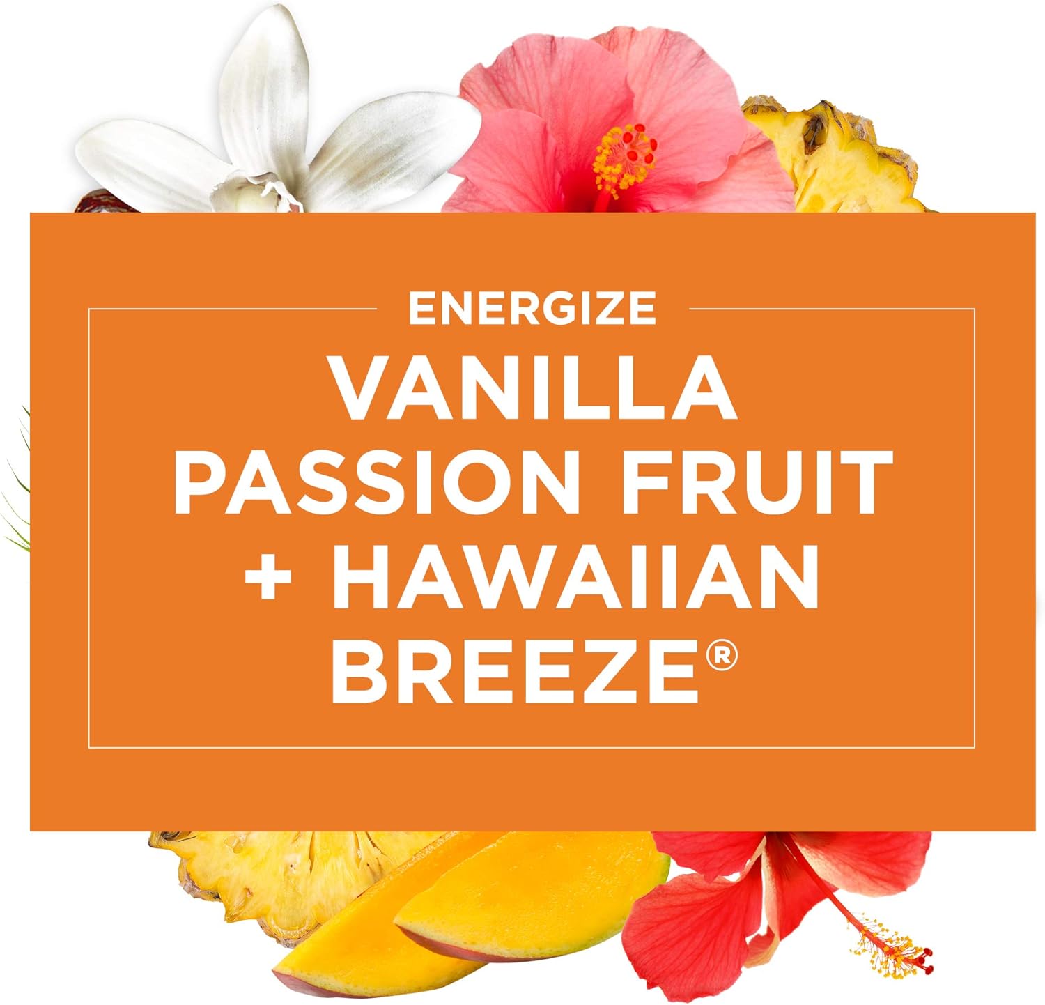 Glade Candle Jar, Air Freshener, 2in1, Hawaiian Breeze & Vanilla Passion Fruit, 6.8 oz, Pack of 2: Health & Personal Care