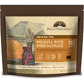 Packit Gourmet Polenta with Pork Sausage| Premium Freeze Dried Backpacking &amp; Camping Food | Large Portions | High Protein | Real Meat | Just Add Water Meals |All-Natural Ingredients | Made in USA |Freeze-Dried and Dehydrated Foods