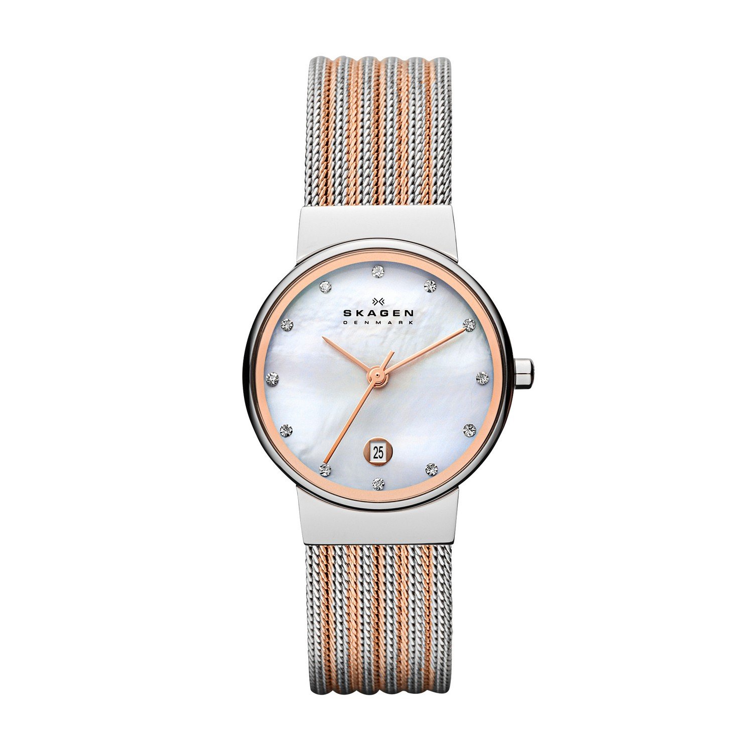 Skagen Women's Watch 355SSRS Skagen Amazon.co.uk Watches