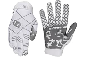Seibertron Pro 3.0 Twelve Constellations Elite Ultra-Stick Sports Receiver Glove Football Gloves Youth