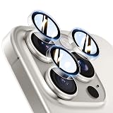 TOCOL for iPhone 16 Pro Max Camera Lens Protector/iPhone 16 Pro Camera Lens Protector Tempered Glass HD Individual Scratch Resistant Cover Accessories Case Friendly 2 Pack(Clear)