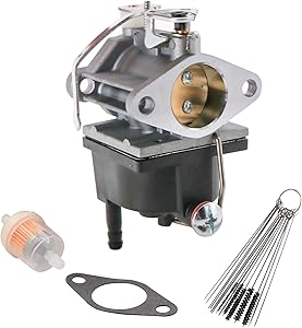 KIPA Carburetor for Tecumseh OH318 OHM90 OHM110 Engines Replace # 640353 640285 640289 640328 640329 with Gasket & Carbon Dirt Jet Cleaner Tool kit Durable