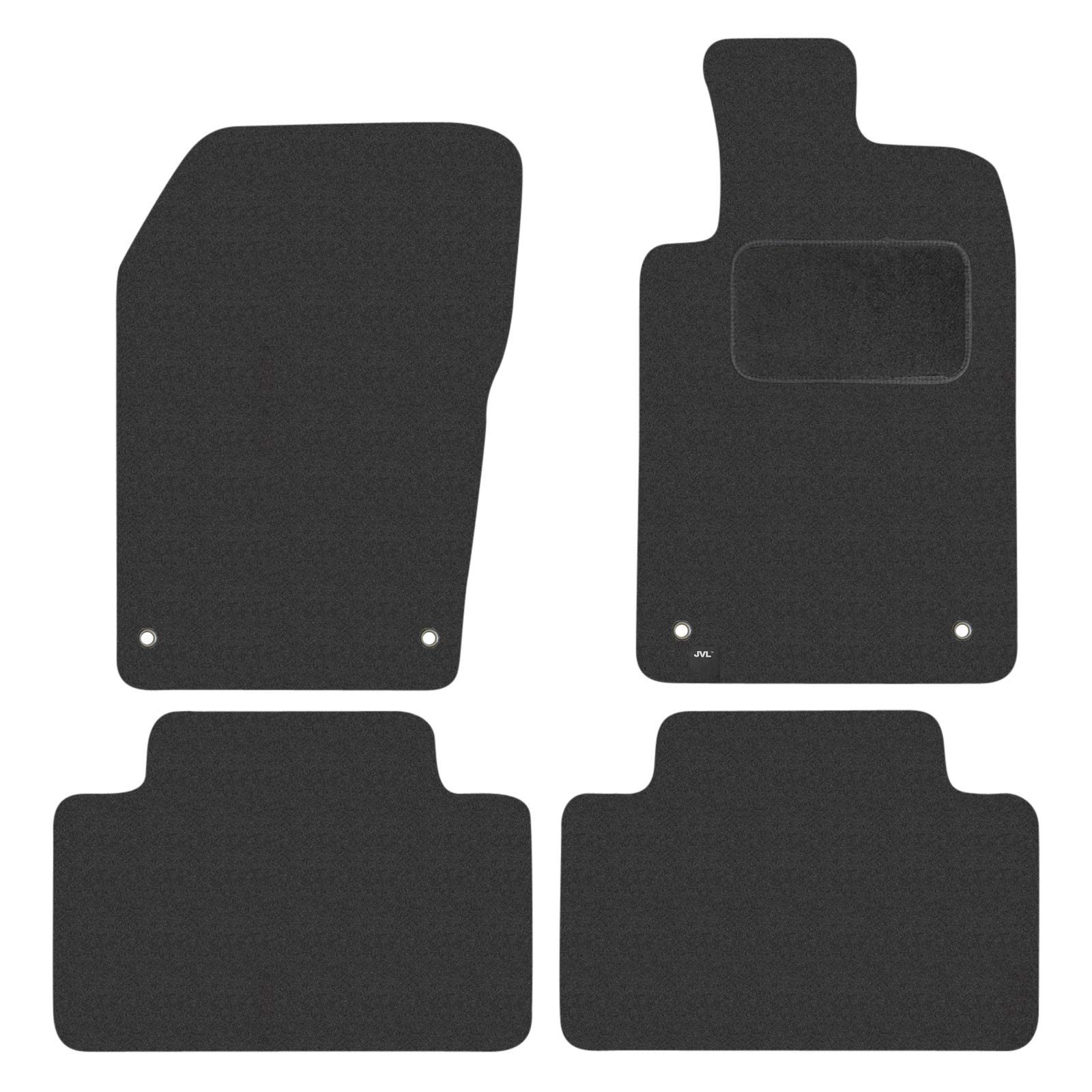 JVL Fully Tailored Carpet Car Mat Set for 4