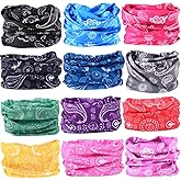 Neck Gaiter Mask Face Scarf Bandana Tube Cover Headwear Balaclava Headband Headwrap for Men and Women