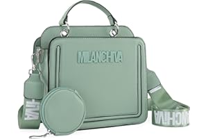 Milan Chiva Quilted Small Tote Bag for Women Top Handle Purse with Coin Purse