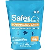 Safer Home SH51703 OMRI Listed Diatomaceous Earth - Ant, Roach, Bedbug, Flea, Silverfish, Earwig, & Crawling Insect Killer