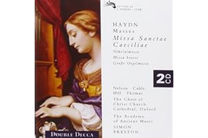Haydn - Great Organ Mass · St. Cecilia Mass · Missa Sancti Nicolai · Missa Brevis / Nelson · Kirkby · Watkinson · Hill · Thomas · AAM · Hogwood