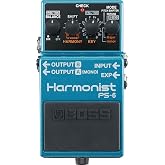 BOSS PS-6 Harmonist Guitar Pedal, Blue | Packs four distinct pitch-shifting and harmony effects into a single stompbox