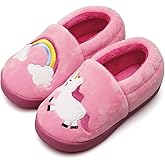 Centipede Demon Plush Warm Slippers for Girls Boys Kids Toddlers Winter Fur Lined Indoor House Home Shoes