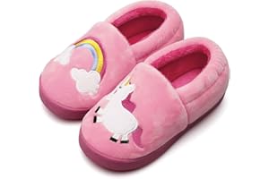 Centipede Demon Plush Warm Slippers for Girls Boys Kids Toddlers Winter Fur Lined Indoor House Home Shoes