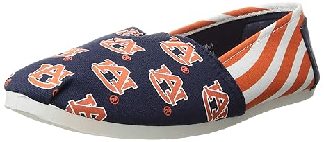 Forever Collectibles NCAA Womens NCAA Canvas Stripe Shoe - Womens