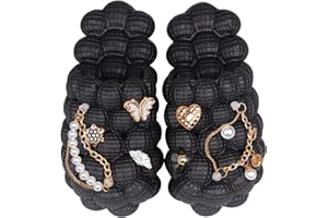 Massage Slippers Bubble Slides for Women Men, Eohsnem Soft Cloud Stress Relief House Slides,Funny Anti-Slip Gym Spa Shower Slippers Funny Lychee Bedroom Water Slides Slippers for Indoor Outdoor Casual Slippers