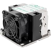 SilverStone Technology XE02-3647SB 2U Small Form Factor Server/Workstation CPU Cooler for Intel LGA 3647 Square sockets, XE02-3647SB