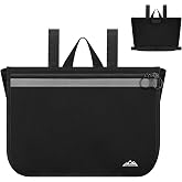 supregear Wheelchair Carry Bag - Arm Rest Pouch for Rollator, Walkers | Power Wheel Chairs and Knee Scooters - Side Storage Organizer for Elderly, Seniors, Adults, Waterproof Portable Travel Tote