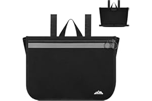 supregear Wheelchair Carry Bag - Accessories Pouch for Rollator, Walkers, Power Wheel Chairs and Knee Scooters - Side Armrest