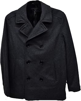 Double-Breasted Winter Peacoat Jacket 