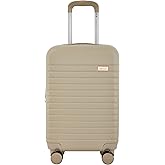 kensie 22" Graceful Hardside Carry-On Luggage, Light Taupe