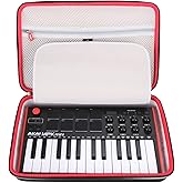 Mchoi Hard Travel Carrying Case for AKAI Professional MPK Mini MK3 / Mini Play USB MIDI Keyboard Controller, Case Only