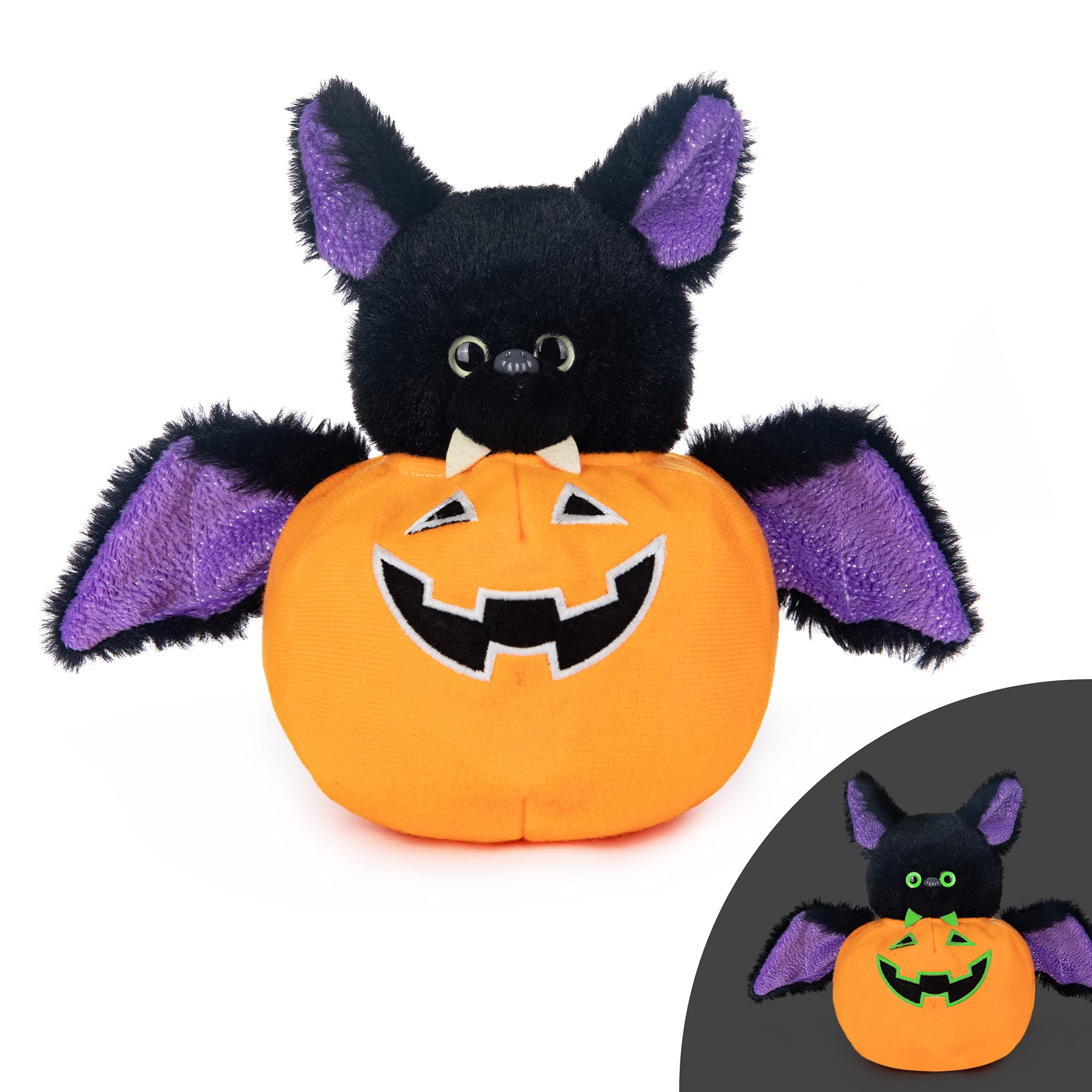 Photo 1 of My OLi Plush Pumpkin Stuffed Bat Toy Glow in The Dark Detachable Bat Plush with Cute Pumpkin for Kids Babies & Toddlers Fun & Spooky Decorations