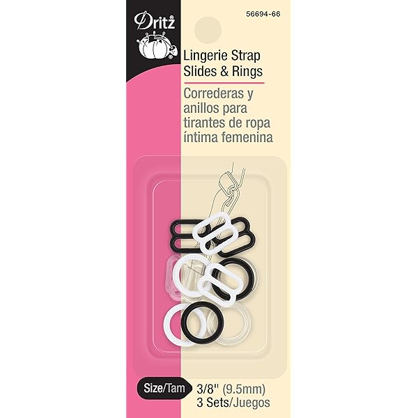 spaghetti strap slides and rings