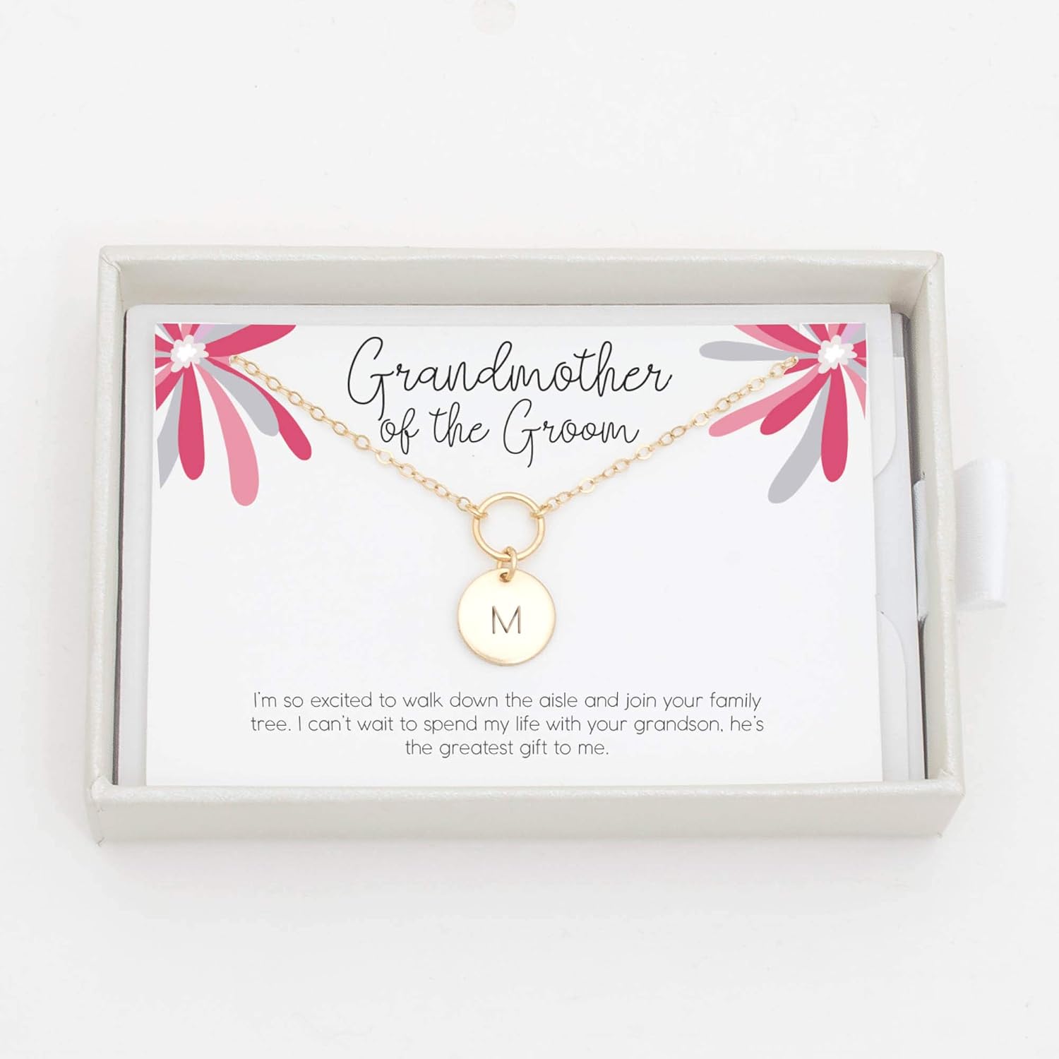 Grandmother of the Groom Gift, Personalized Monogram