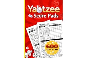 Yatzee Score Pads: 101 Score Sheets For Scorekeeping | Pocket Size 6 x 9 Inches, Perfect Gift for Gamers