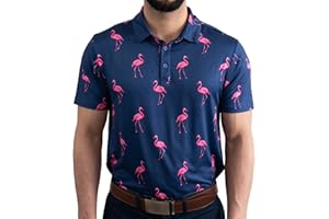YATTA GOLF Men Polo Shirt - Short Sleeve Golf Apparel for Standout Performance On and Off The Golf Course