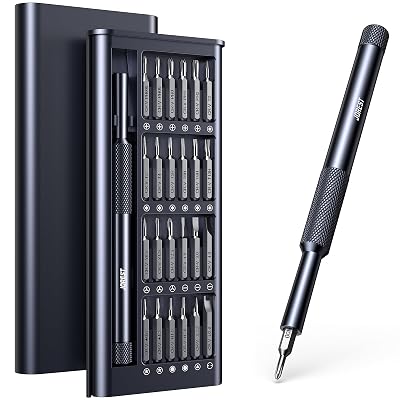 JOREST 25-IN-1 Precision Screwdriver Set, Mini Repair Tool Kit with Torx for Macbook, Computer, Laptop, iPhone, PS5, Xbox, Switch, Glasses, Watch, Ring Doorbell, Electronic, Small Gift Gadget for Men