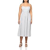 Lucky Brand Women's Corset Poplin Midi Dress