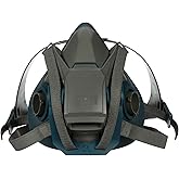 3M Rugged Comfort Quick Latch Half Facepiece Reusable Respirator 6503QL, NIOSH, Cool Flow Exhalation Valve, Bayonet Connectio