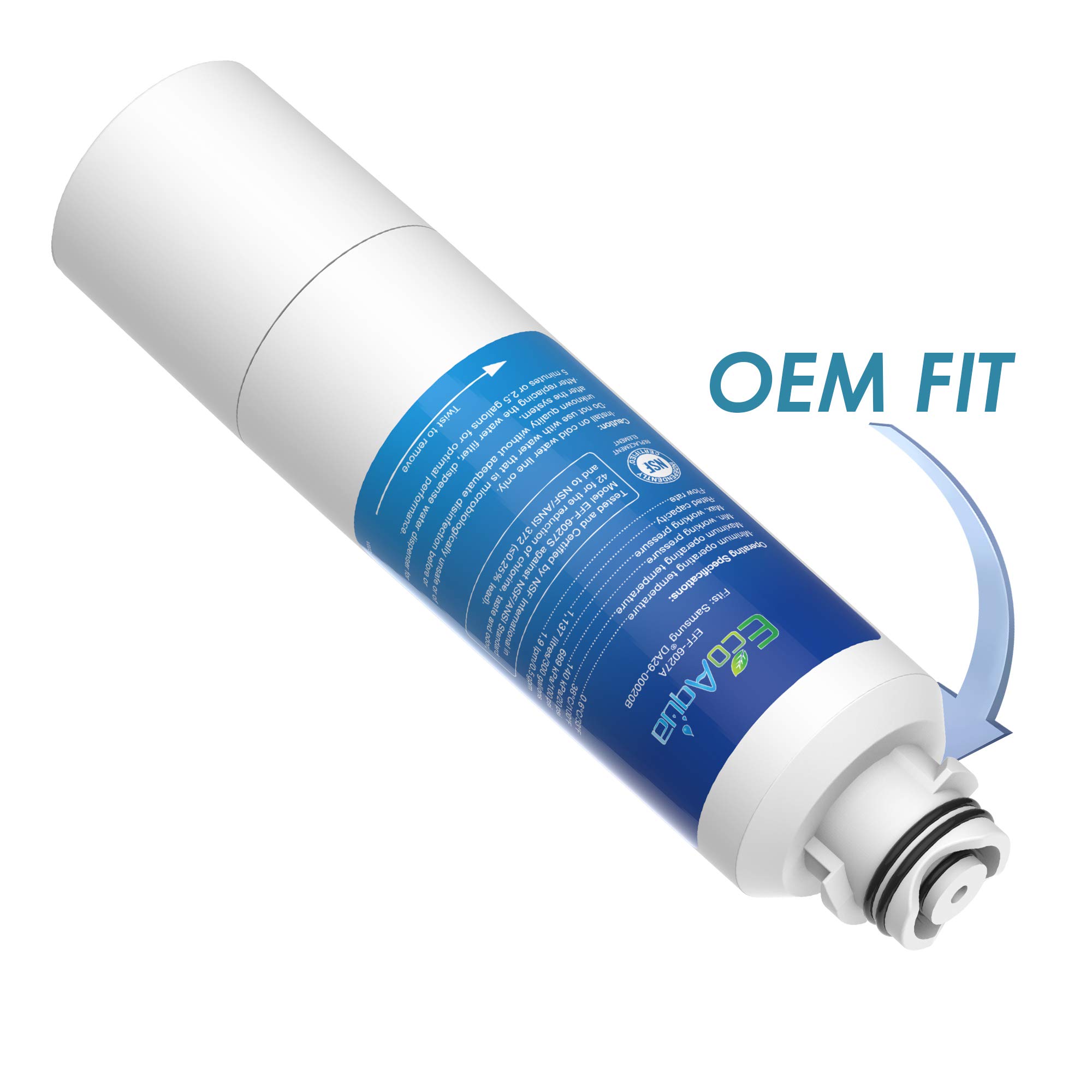 EcoAqua EFF6027A Replacement Filter, Compatible with Samsung DA29