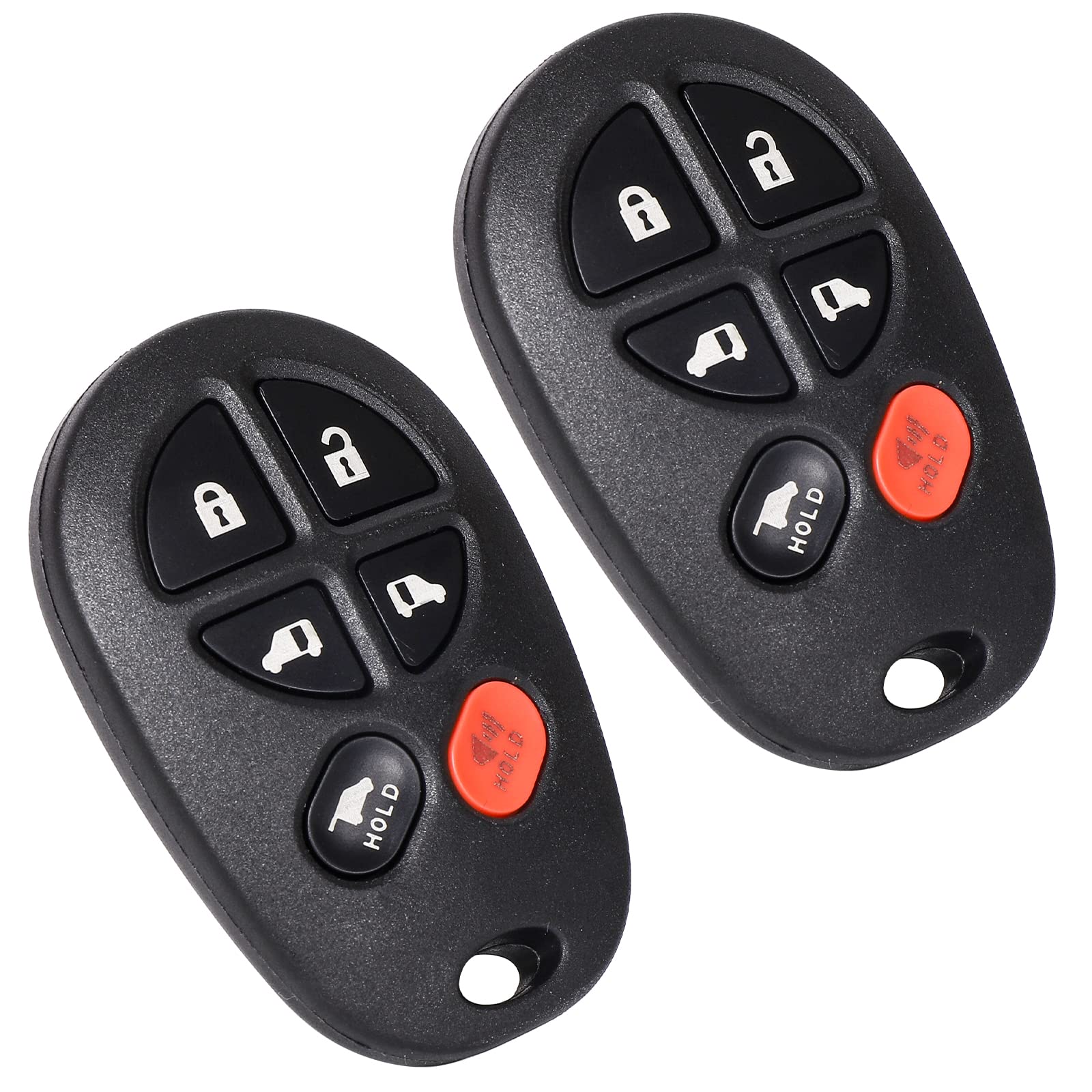 thumbnail image 2 of Key Fob Programmer With Keyless Entry Remote For Toyota Tacoma Tundra Sequoia Highlander Sienna GQ43VT20T With Battery And Chip 3 Button Key OBD2 Tool 2 of 9