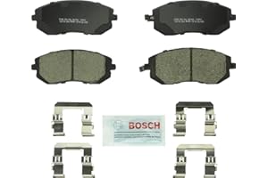 BOSCH BC929 QuietCast Premium Ceramic Disc Brake Pad Set - Compatible with Select Saab 9-2X; Subaru Baja, Forester, Impreza, Legacy, Outback, WRX; FRONT