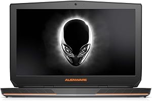 Alienware FHD ANW17-6429SLV 17.3-Inch Gaming Laptop (Intel Core i7 4710HQ, 16 GB RAM, 1 TB HDD, 128 GB SSD, Windows 8) Silver and Black (Renewed)