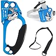 NewDoar UIAA & CE Certified Hand Ascender Rock Climbing Tree Arborist Rappelling Gear Equipment Rope Clamp for 8~13MM Rope