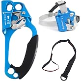 NewDoar UIAA &amp; CE Certified Hand Ascender Rock Climbing Tree Arborist Rappelling Gear Equipment Rope Clamp for 8~13MM Rope