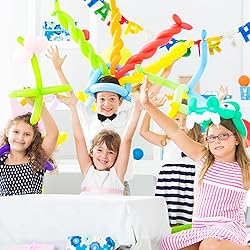Koogel 400 PCS 260 Long Balloons, Assorted Color
