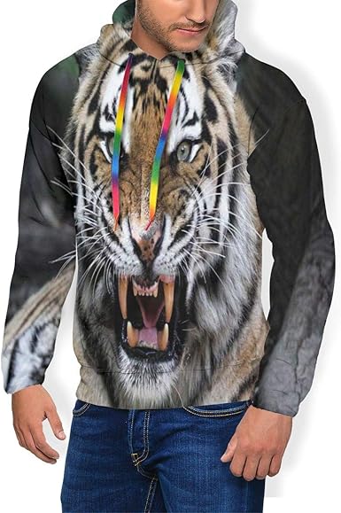 tiger face sweatshirt
