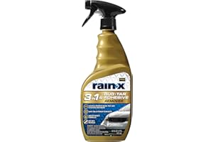 Rain-X Pro 620213 3-in-1 Bug, Tar and Adhesive Remover, 16oz - Premium Bug, Tar and Adhesive Remover to Help Clean and Remove Sticky Contaminants