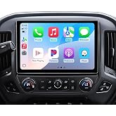 Car Stereo Radio for Chevy Silverado GMC Sierra 14-18, CarPlay Android Auto | 11.5-inch HD touchscreen,64G storage, 5G WiFi GPS navigation, Bluetooth FM AM SWC, supplied 1080P backup camera