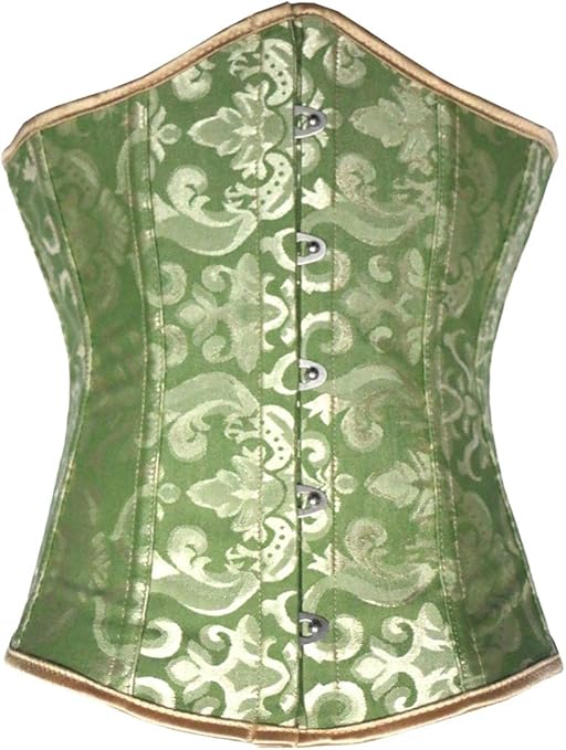 Alivila.Y Fashion Flower Tapestry Underbust Corset with GString Amazon.co.uk Clothing