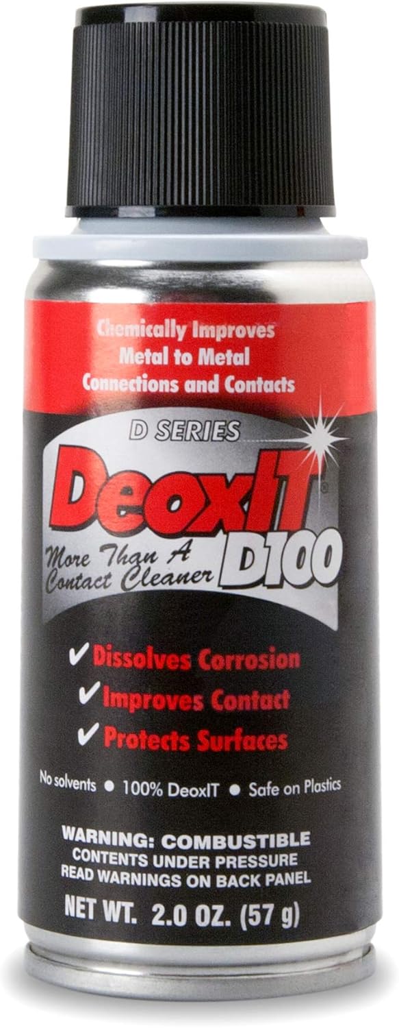 Hosa D100S-2 CAIG DeoxIT 100% Spray Contact Cleaner, 2 oz.: Musical Instruments