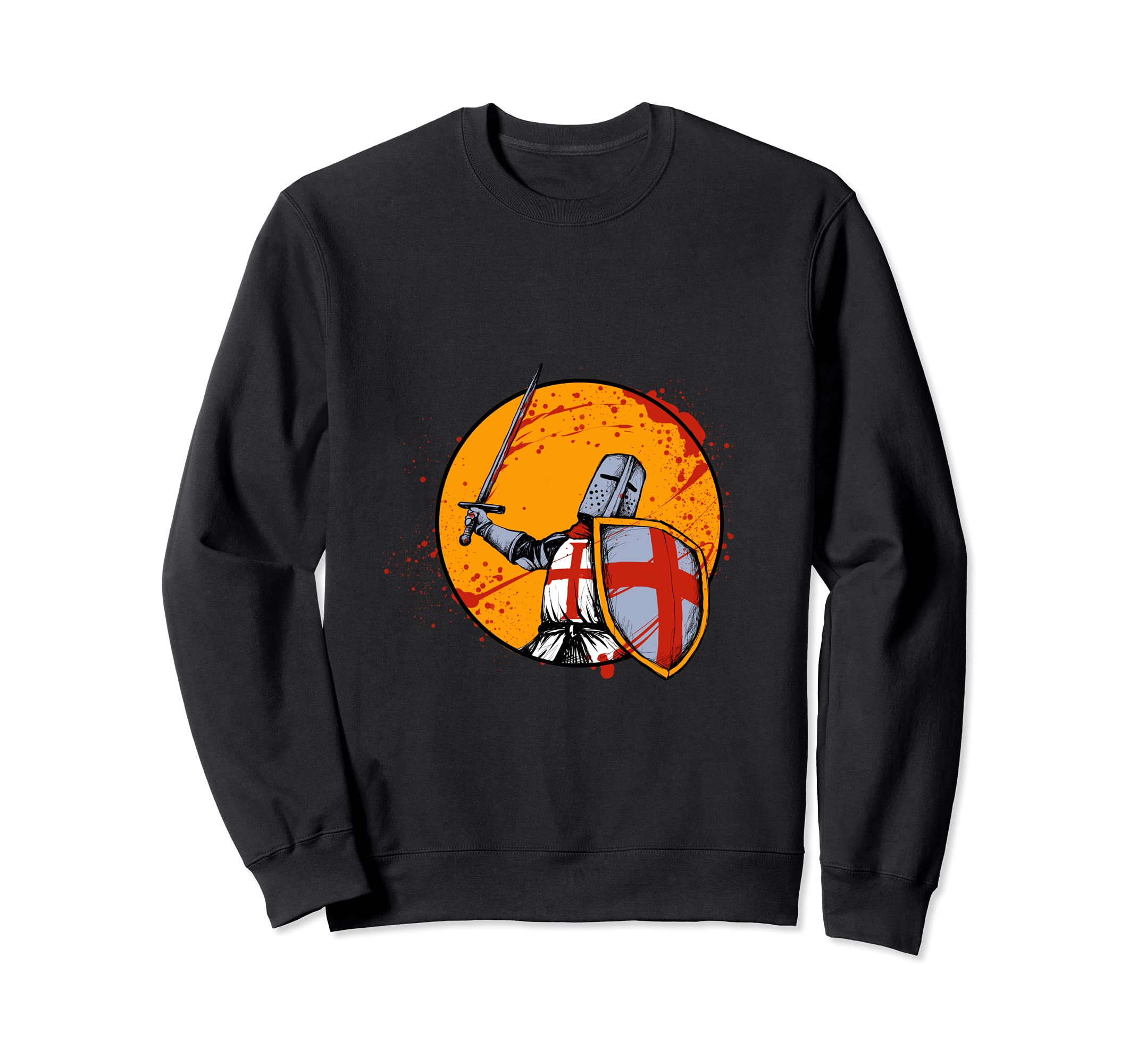 Knight Templar Warrior Sword Sweatshirt