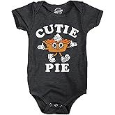 Crazy Dog T-Shirts Cutie Pie Baby Bodysuit Funny Sarcastic Thanksgiving Graphic Novelty Jumper For Infants