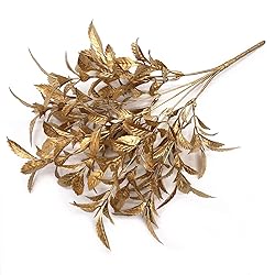 CATTREE Artificial Golden Plants for Christmas