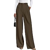 PRETTYGARDEN Womens Wide Leg Dress Pants 2026 Business Casual Flowy Work Palazzo Pants High Waisted Slacks Trousers