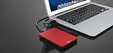 Sonnics 1TB Red External Portable Hard Drive USB 3.0 Fast Transfer view 5