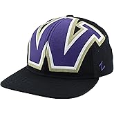 ZHATS NCAA Officially Licensed Adjustable Snapback Hat Flat Bill Z11 Retro Over The Top