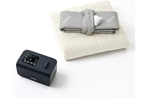 Navien Mate EQM 580, Single – EMF-Free Water Heated Mattress Pad Warmer – Temperature Control – WiFi Enabled & Eco-Friendly – Helps Soothe & Relieve Stress, Muscle Soreness, & Tension